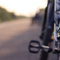 selective focus photograph of bicycle