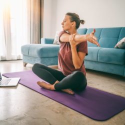 Online Pilates in der Mittagspause