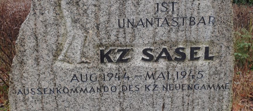 Gedenkstein der KZ Außenstelle in Sasel