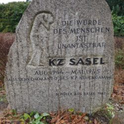 Gedenkstein der KZ Außenstelle in Sasel
