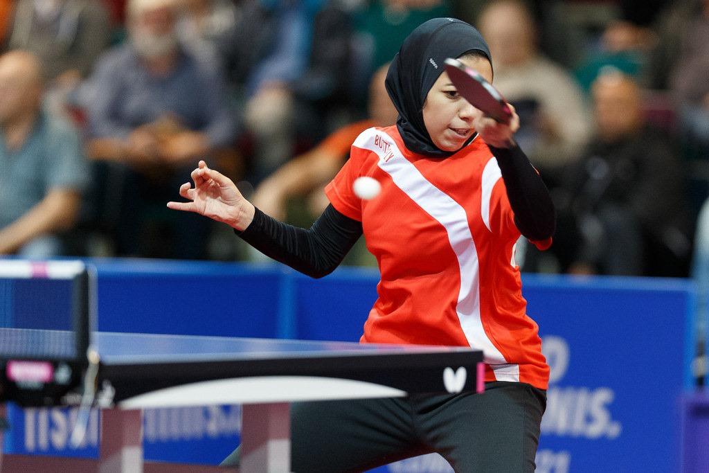 Galila Nasser spielt Tischtennis beim SC Poppenbüttel