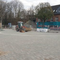 Volksdorfer Marktplatz im Bau