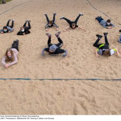 Schwimmtraining im Sand