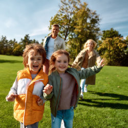 Familienausflug im Frühjahr