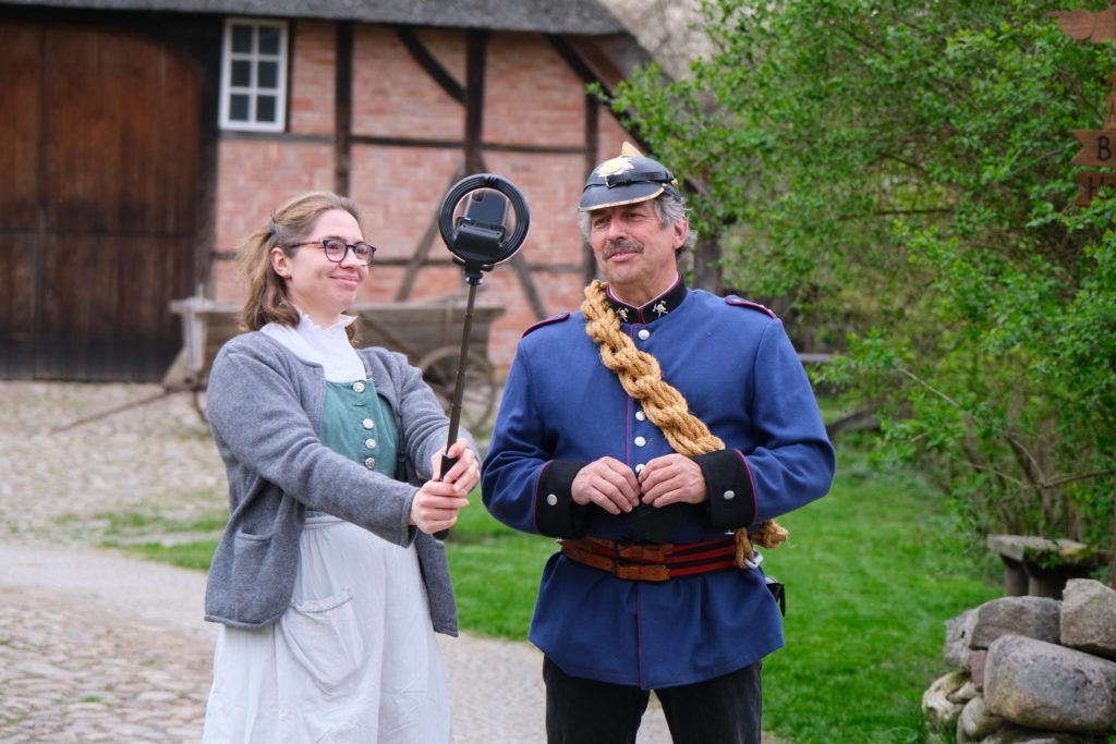 Maibaum Volksdorf, Jessica Läufer und ihr Vater Egbert Läufer