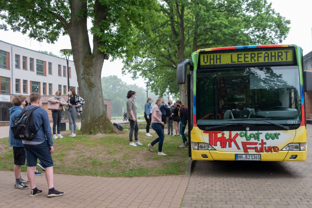 Der HVV-Bus wird auf der Strecke zwischen Rahl-stedt und Bergedorf eingesetzt.