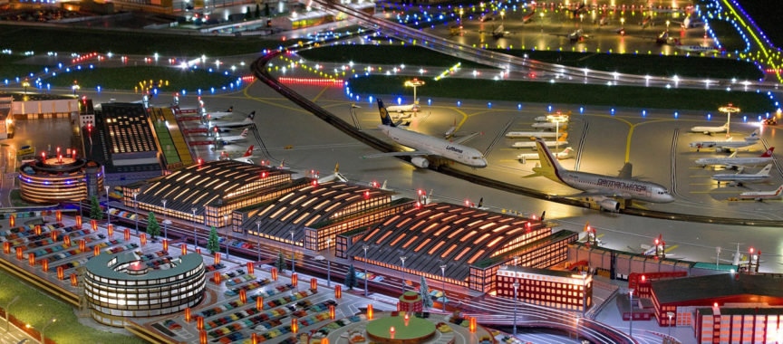 Hamburger Flughafen Modellschau