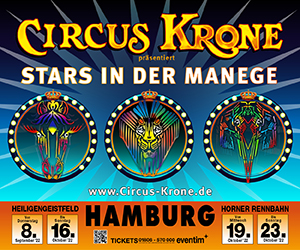 Circus Krone schlägt sein Zelt in Hamburg auf