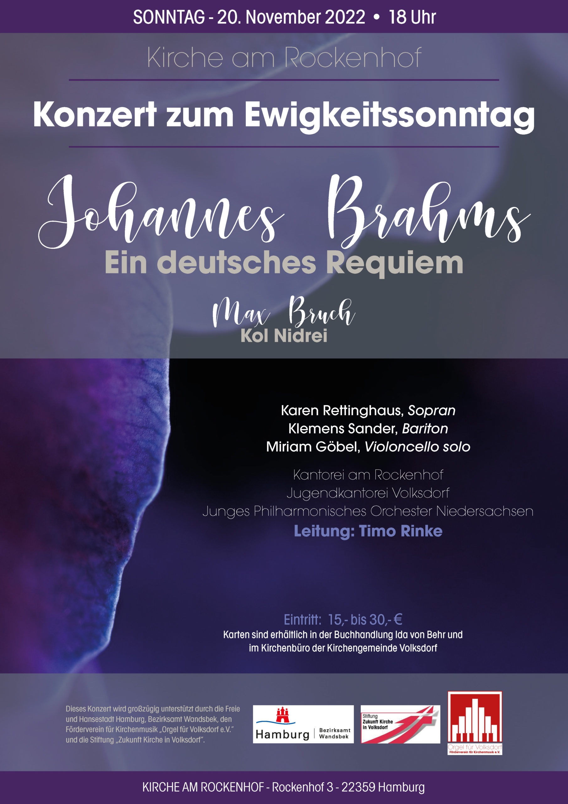 Volksdorf: Konzert "Ein deutsches Requiem" von Johannes Brahms
