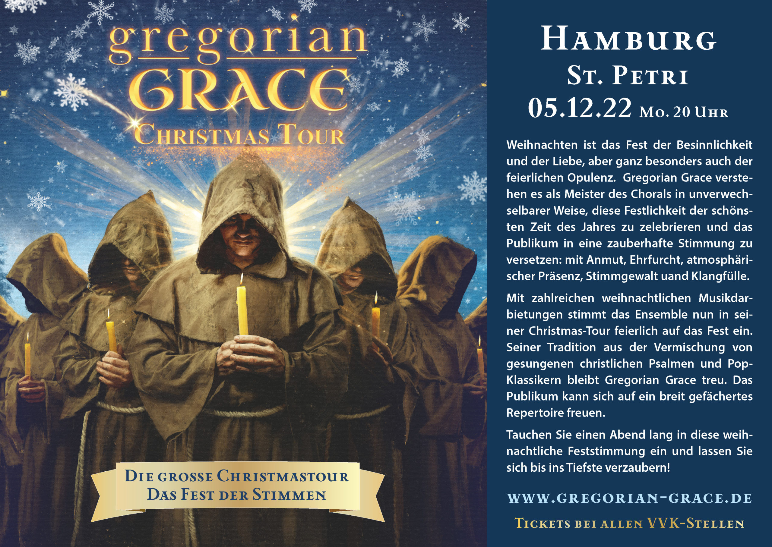 gregorian christmas tour 2022