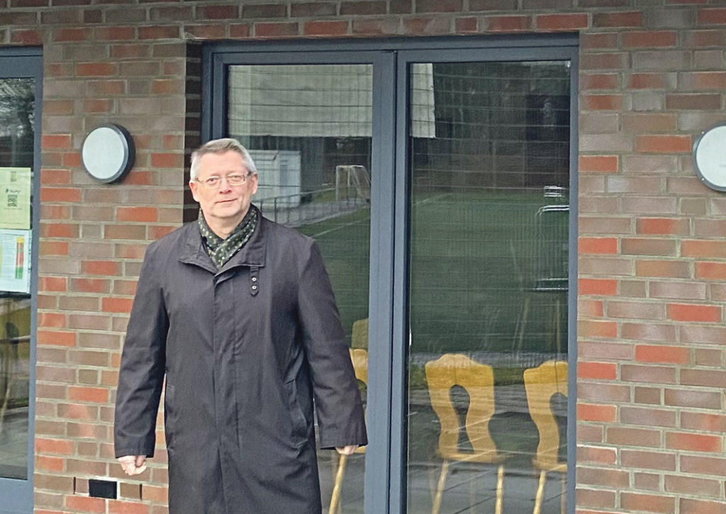 Bernd Bertram, Herren Sparten-
leiter des TuS
Hoisdorf.